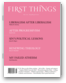 First Things